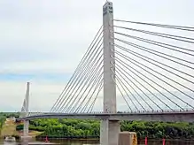 Image 6The Penobscot Narrows Bridge, carrying U.S. Route 1 and Maine State Route 3 over the Penobscot River (from Maine)