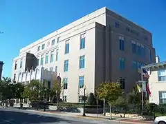 Courthouse built on site of the San Carlos