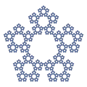 5th iteration, without center pentagons