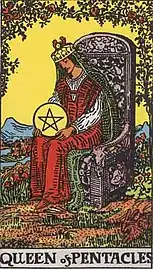 Queen of Pentacles card