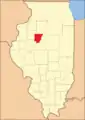 In 1831, Peoria County's present borders were established and Mercer County was attached to Warren.