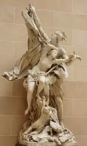 Perseus and Andromeda by Pierre Puget (1684), (the Louvre}