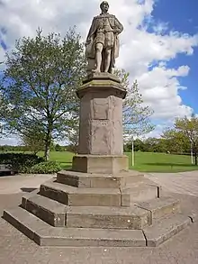 Statue of Albert, Prince Consort, unveiled by his widow, Queen Victoria, in 1864