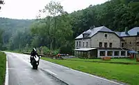 Touring with a passenger on an open class Suzuki Hayabusa.