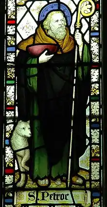 Venerable Petroc, Abbot, in Cornwall.