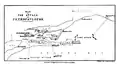 A map of the Franco-British attack on Petropavlovsk (Kamchatka) in 1854