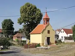 Chapel in the centre of Petrovice