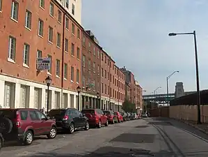 North Front Street, looking north towards Arch Street