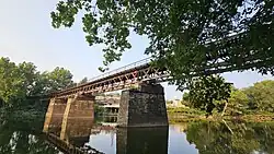 A color photograph of a bridge