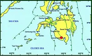 Tectonic Map of Southern Philippines including the Philippine Fault System