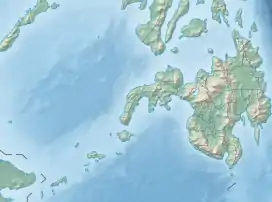 Map showing the location of Sacred Mountain National Park