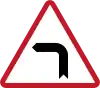 Sharp turn (left)