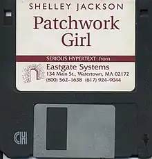 Photo of an old disk from the 1990s.