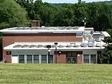 Photovoltaic panels on a school building