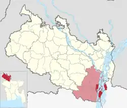 Location of Phulchhari