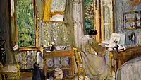 Edouard Vuillard, Madame Hessel Working at a Dressmaker's Table, 1908