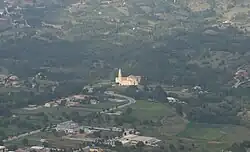 The Plain of Folloni near Montella with the Convent of St. Francis in the center