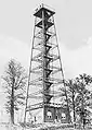 Observation tower circa 1924. 165 feet high. 120 mile view and has elevator service.