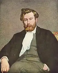 Portrait of Alfred Sisley, 1868, Foundation E. G. Bührle, Zürich