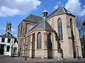 The choir of the Pieterskerk seen from the southeast