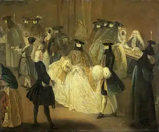 Il Ridotto by Pietro Longhi