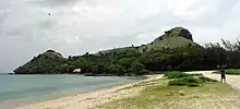 Pigeon Island as seen from the causeway