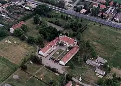 The Beleznay-Nyári Palace from the air