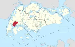 Location of Pioneer in Singapore