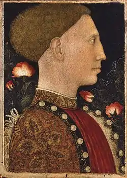 Leonello d'Este, by Pisanello