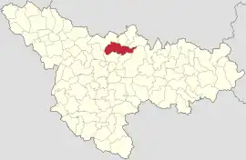 Location in Timiș County