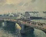 Pont Boieldieu, Sunset, Smoke, Jan/Apr. 1896. (Musée d'Orsay, Paris)