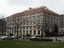 Pittsburgh Athletic Association, built 1909–1911, at the corner of Fifth Avenue and Bigelow Boulevard