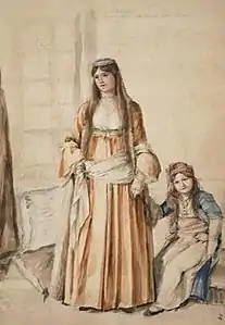 An Athenian Lady and Her Daughter