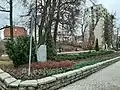 Three Crosses Square in Olsztyn, place of burial of French and Russian soldiers who died in 1807