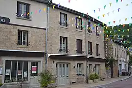 Houses in the centre of the village of Nedde