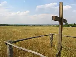 Site marker of church, Tarasovsky District