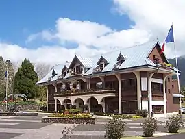 The town hall in Plaine-des-Palmistes