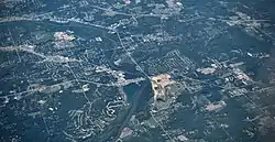 Aerial photograph of Plainfield Township in 2009