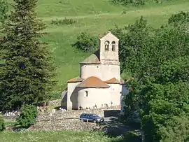 The church in Planès