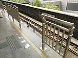 Platform barriers of Zongguan Station (Line 1)