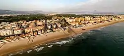 Beach and town of Miramar