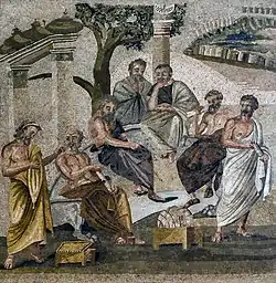 Image 9Mosaic from Pompeii depicting Plato's Academy (from Ancient Greece)