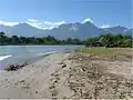 Beach at the village of Juan López