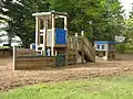 Playground near beach on Round Lake