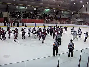 Ice rink of McConnell Arena