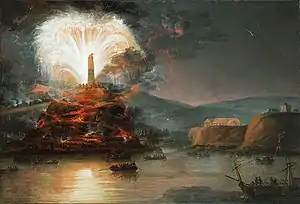 The "1787 fireworks in honor of Catherine II" by Jan Bogumi Plersz