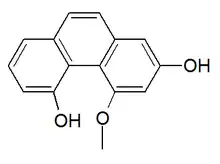 Chemical structure of plicatol B