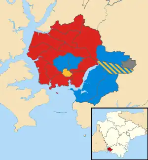 2003 results map