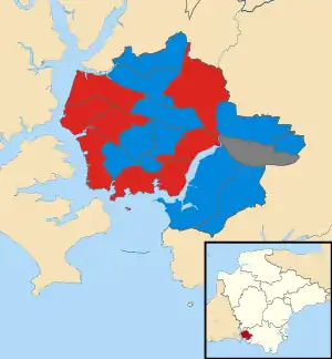 2010 results map