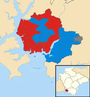 2011 results map